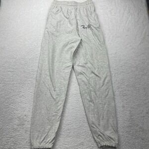 Vintage Ray Ban Sweatpants Joggers Gray Men's Timeout Made In USA Size Medium